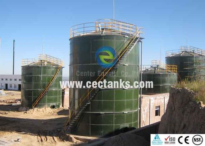Superior Corrosion Resistance Glass Lined Stainless Steel Water Storage Tanks , Long Service Life 0