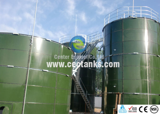 Center Enamel Glass Fused Steel Tanks Easy Maintenance AWWA D103 / ISO 9001:2008 0