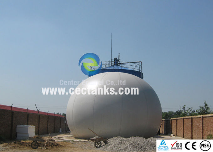 Glass Fused To Steel Biogas Storage Tank With Superior Corrosion Resistance ISO 9001:2008 0