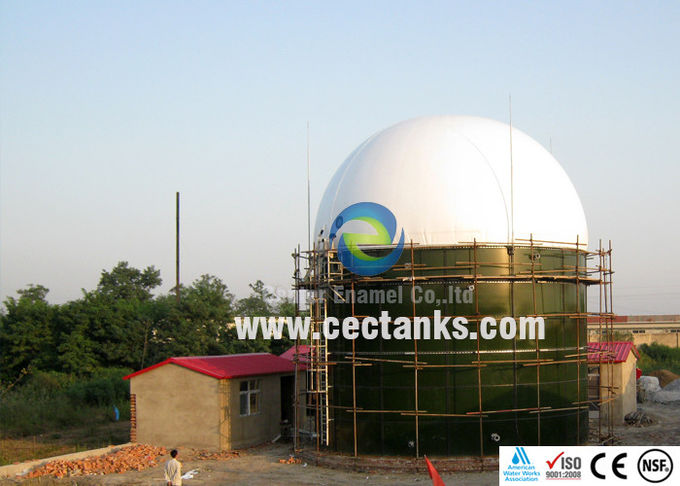 Glass Coated Industrial Wastewater Storage Tanks with 30 Yeas Span Life 0