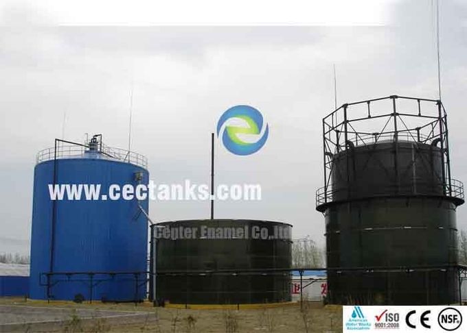 Glass Bolted Steel Tank Applied To Anaerobic Digester With Beautiful Color And Appearance 0