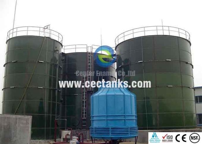 Glass Bolted Steel Tank Applied To Anaerobic Digester With Beautiful Color And Appearance 1