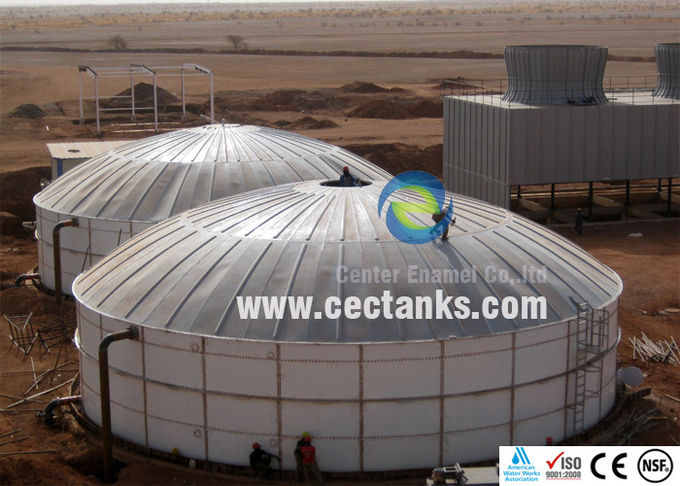 Expandable Glass Fused To Steel Anaerobic Digester Tank ISO 9001 2008 0