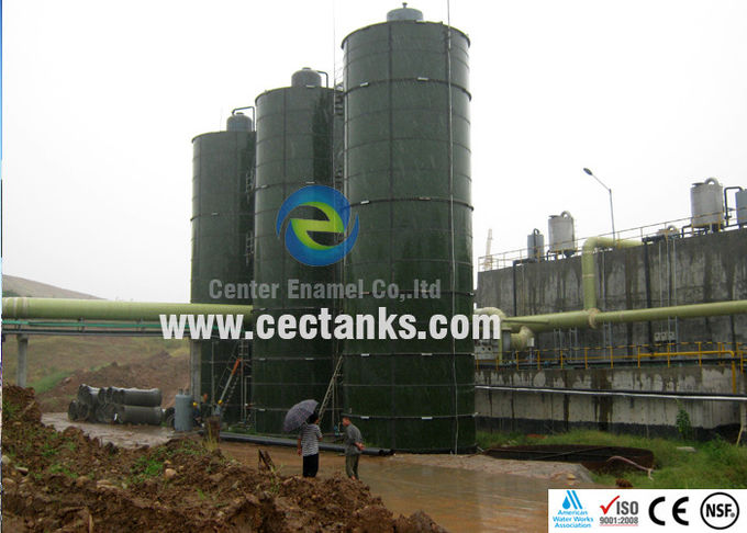 Anti - Adhesion Steel Potable Water Storage Tanks in Glass Lined Panel 0
