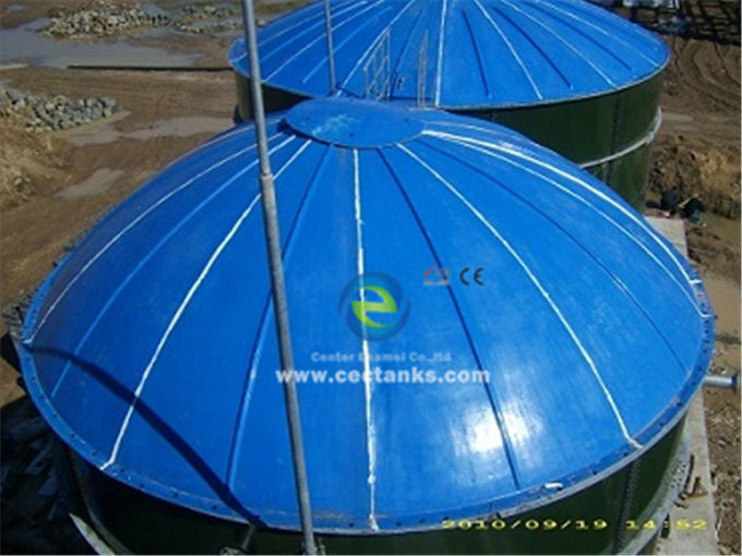 Center Enamel Portable Assembly Biogas Anaerobic Digester Tank for Sewage Water Disposal ISO 2
