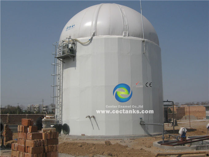 Waste Water Plants Anaerobic Waste Treatment With Glass Fused To Steel Enamel Bolted Tanks Silo Container 0