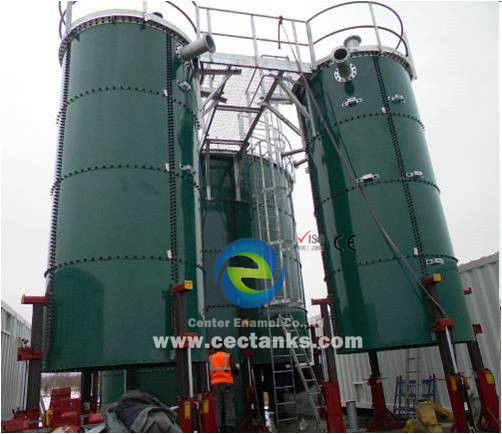 Transmission and Extension of Lake Pipeline Glass Fused Steel Tanks with ART 310 Steel Plate ISO9001 1