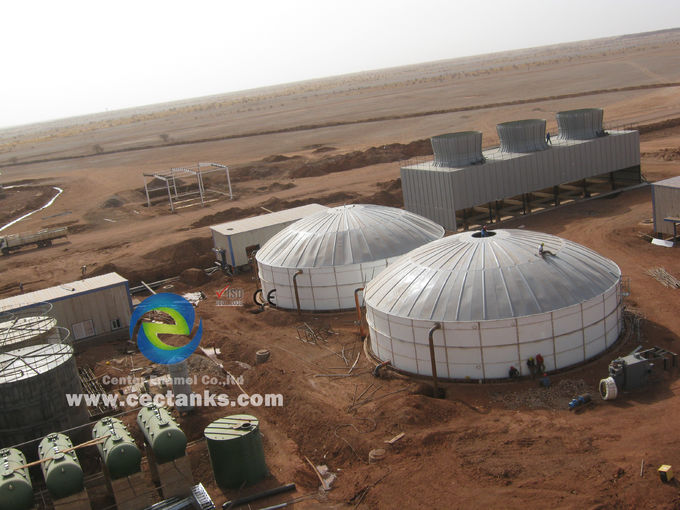 Steel Glass Lined Water Storage Tanks with ISO 9001 Quality System Certification 0
