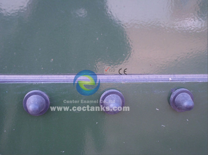 Glass Lined Glass Fused To Steel Glass Coated Enamel Tank , Longlasting and Durable 0
