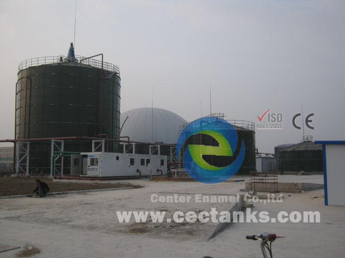 Eco-friendly Glass Fused Steel Tanks , Different Type Of Enamel Bolted Steel Tank From Cec Tank 1