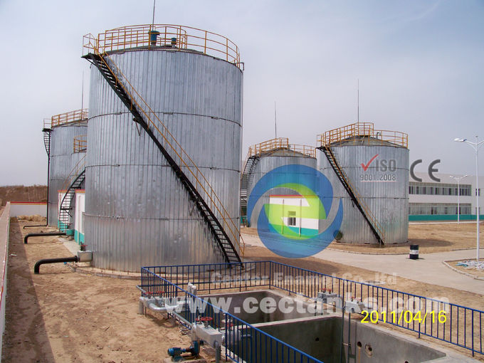 Eco-friendly Glass Fused Steel Tanks , Different Type Of Enamel Bolted Steel Tank From Cec Tank 0
