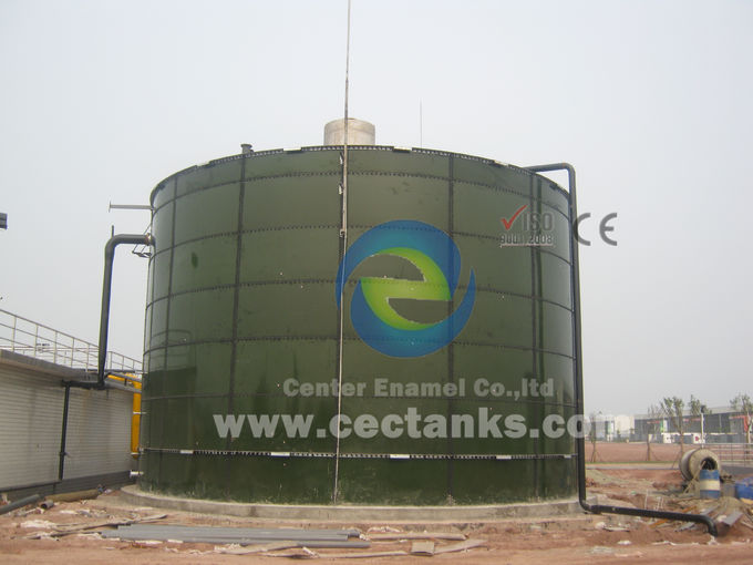Digested Service Life Over 30 Years Sludge Storage Enamel Tank With Membrane Roof Or Aluminum Roof 2