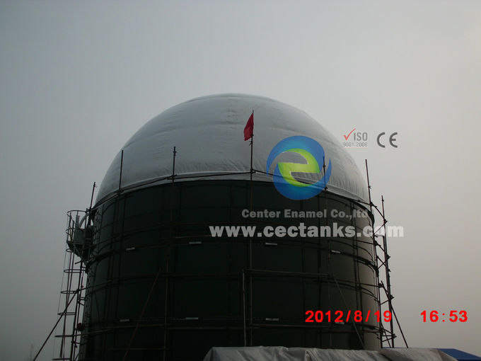 Landfill Leachate Storage Tanks for Wastewater Treatment Project with Dual Membrane Roof 1