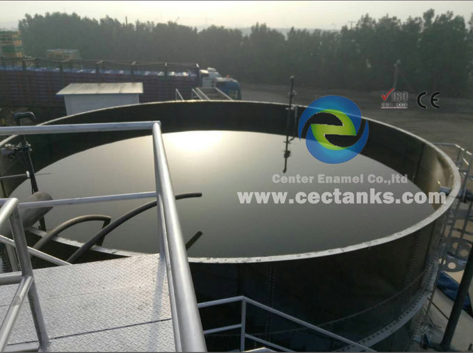 Bolted Glass Fused to Steel Tank , Glass Coated Steel Tanks With 30 Years Life Minimum 1