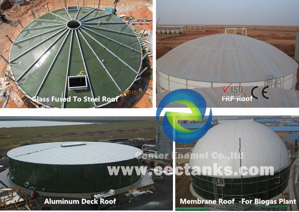 GRP Roof Grain Storage Silos For Farm Dry Bulk & Liquid Solution With Flat Bottom 0